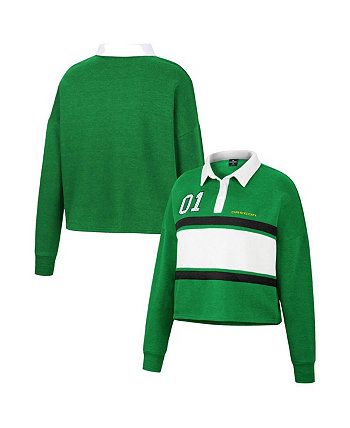 Женская зеленая рубашка с длинным рукавом в стиле регби Oregon Ducks I Love My Job Rugby Colosseum