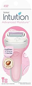 Schick Intuition Advanced Moisturizing Womens Razor with Shea Butter, 1 Handle with 2 Refills Intuition