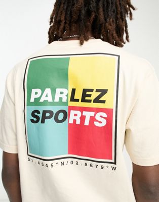 Бежевая футболка Parlez Riviera — эксклюзивно для ASOS Parlez