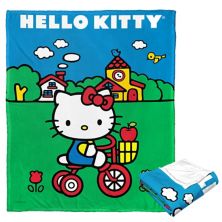 Hello Kitty Daytime Bike Ride Silk Touch Throw Blanket Licensed Character
