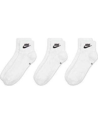 Набор из 3 белых носков до щиколотки Nike Everyday Essential Nike