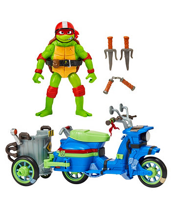 Teenage Montanti Ninja Turtles Movie Battle Cycle with Raphael Figure Teenage Mutant Ninja Turtles