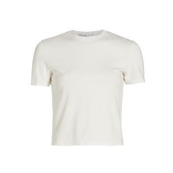 Укороченная футболка из джерси PROENZA SCHOULER WHITE LABEL