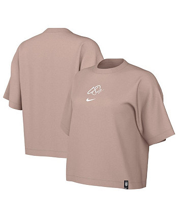 Женская светло-коричневая футболка USWNT Fearless Nike