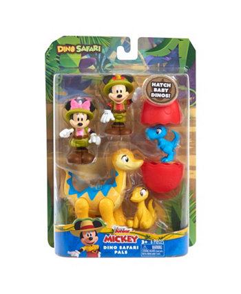Набор фигурок Disney Junior Dino Safari Pals из 7 предметов, динозавр Mickey Mouse