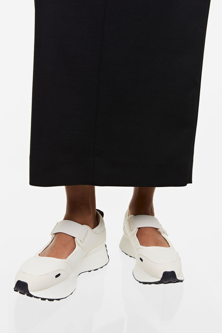 Женские кеды-сандалии из хлопковой ткани H&M H&M