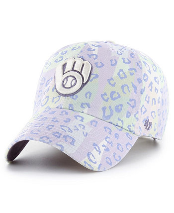 Фиолетовая женская регулируемая шляпа Milwaukee Brewers Cosmic Clean Up '47 Brand