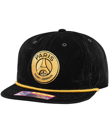 Men's Black Paris Saint-Germain Snow Beach Adjustable Hat Fan Ink