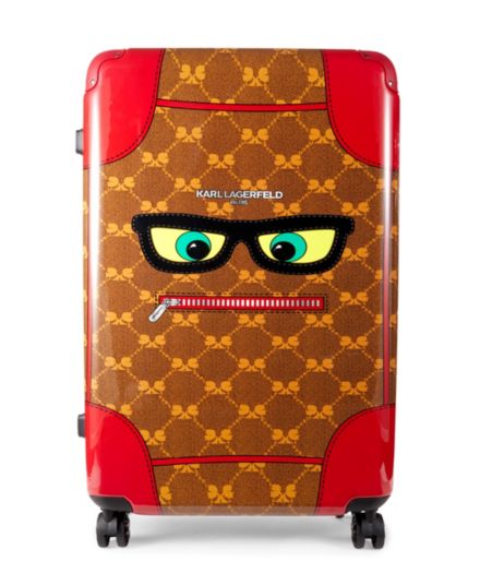 28-дюймовый чемодан Monstergram Spinner Karl Lagerfeld Paris