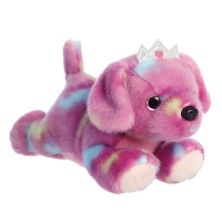 Aurora Small Purple Bright Fancies 7&#34; Princess Tutti Puppy Vibrant Stuffed Animal Aurora
