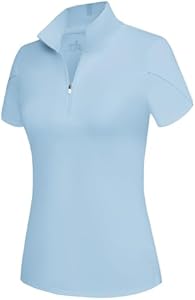 JACK SMITH Women's Golf Shirts Short Sleeve UPF50 Workout Tops for Women Moisture Wicking Dry fit Polo Shirt Jack Smith