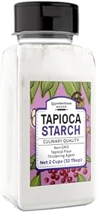 Unpretentious Tapioca Starch, 1 Cup, Vegan & Gluten-Free, Cornstarch Replacement Unpretentious