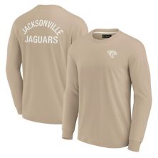 Unisex Fanatics Signature Khaki Jacksonville Jaguars Elements Super Soft Long Sleeve T-Shirt Fanatics Signature