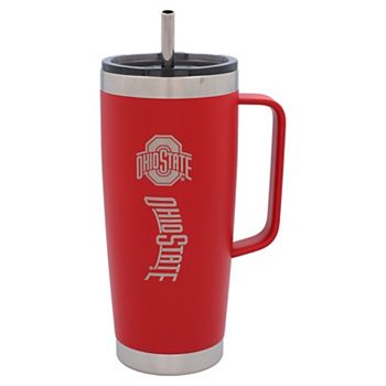 The Memory Company Ohio State Buckeyes 26oz. Team Color Roadie Tumbler with Handle The Memory Company