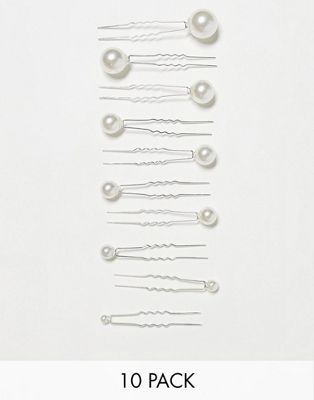Easilocks Pearl Collection Hair Pins - 10 Pack Easilocks