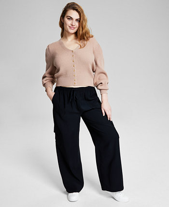 Женские брюки-карго с завязками на талии, созданные для Macy's And Now This