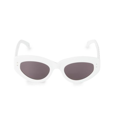 51MM Cat Eye Grommet Sunglasses Alaïa