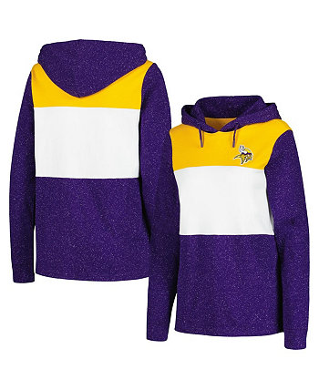 Женский пуловер с капюшоном Minnesota Vikings Wicket фиолетового цвета Antigua