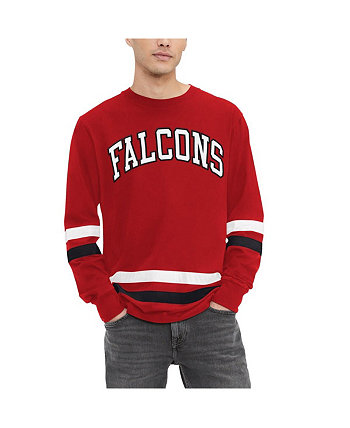 Мужская красно-черная футболка Atlanta Falcons Nolan с длинным рукавом Tommy Hilfiger