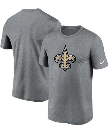 Мужская темно-серая футболка с логотипом Big and Tall New Orleans Saints Essential Legend Performance Nike