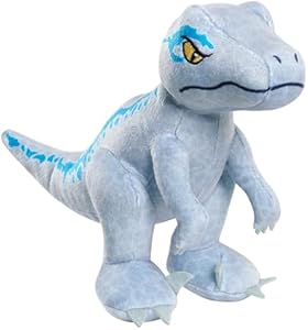 Just Play Jurassic World Blue 7-inch Small Plush Dinosaur, Stuffed Animal, Kids Toys for Ages 3 Up Just Play