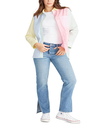 Женская рубашка с цветными блоками Vigoss Jeans