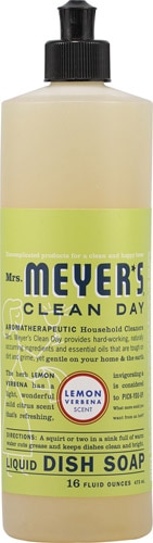 Жидкое мыло для мытья посуды Mrs. Meyer's Clean Day с лимонной вербеной, 16 жидких унций Mrs. Meyer's