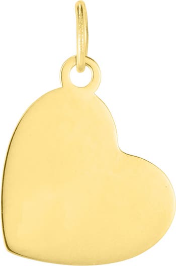 Подвеска в форме сердца из 14-каратного желтого золота KARAT RUSH