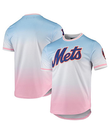 Мужская сине-розовая футболка New York Mets с омбре Pro Standard