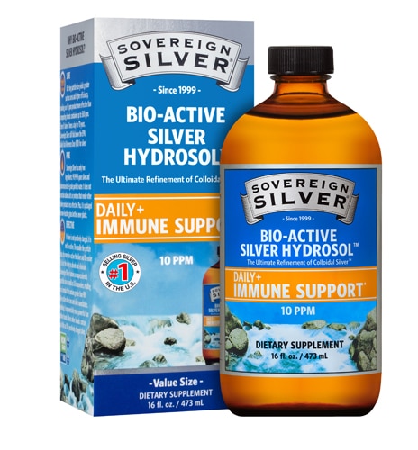Sovereign Silver Bio-Active Silver Hydrosol™ — 16 жидких унций Sovereign Silver
