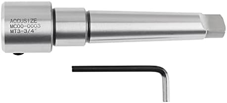 Accusize Industrial Tools Annular Cutter Arbor, Mt3 to 3/4'' Weldon Shank for Drill-Use Annular Cutter on Drill Press, Mc00-0003 Accusize Industrial Tools