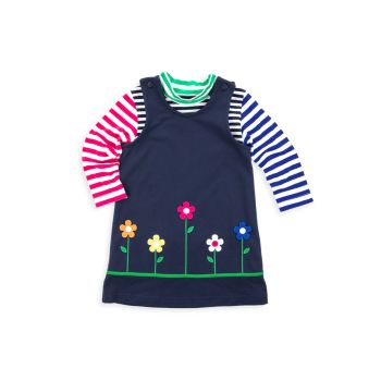 Baby's &amp; Little Girl's Striped Floral Shirt &amp; Dress Set Florence Eiseman
