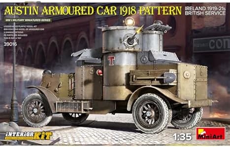 MiniArt 39016 1/35 Austin Armored car of The 1918 Model. Ireland 1919-21 British,Average height of the figures - 2 inch (50 mm) MiniArt