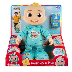 CoComelon Dancing JJ Feature Doll - Learn to Dance with JJ - Lights, Sounds, Songs, Freeze Dance, and More - Move and Groove with 14” JJ - Toys for Babies, Toddlers, and Preschoolers CoComelon