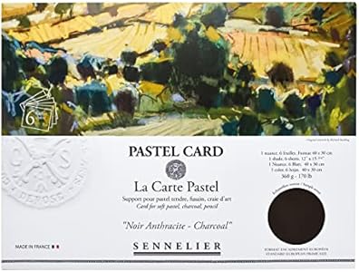 Sennelier La Carte Pastel Card Pochette, 15.75" x 11", Earth Tones Sennelier