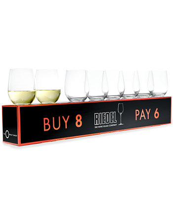 Бокалы для вина O Chardonnay, набор из 8 предметов Riedel