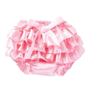 Fengyings Clearance Infant Baby Boys Girls Diaper Covers Bloomer Mesh Ruffled Tiered Bloomers Elastic Briefs Cute Cotton Baby Girl Shorts Fengyings