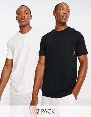 Комплект из двух футболок белого и черного цвета HUGO Bodywear HUGO BOSS