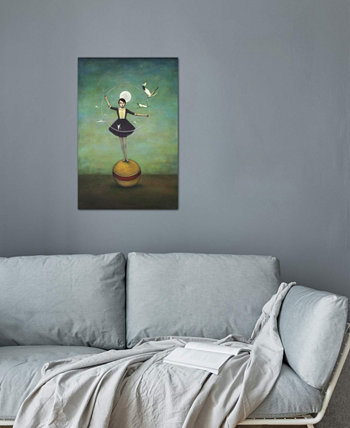 Картина на холсте "Круг Луны" Дуй Хюня в обертке из галереи (40 x 26 x 0,75) ICanvas