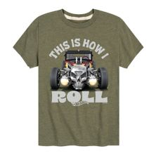 Boys 8-20 Hot Wheels This Is How I Roll Graphic Tee Hot Wheels