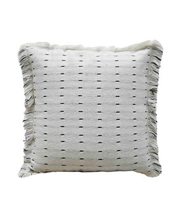 Многослойная супермягкая декоративная подушка ручной работы Linden Street, 20 x 20 дюймов Vibhsa