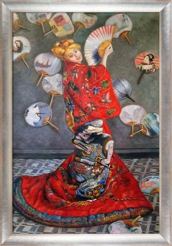 Японская живопись Моне, ручная роспись маслом, репродукция настенного искусства OVERSTOCK ART