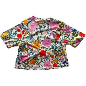 Укороченная рубашка с полевым цветком Ostroy
