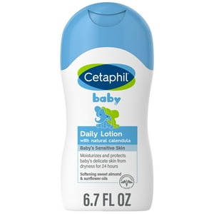 Cetaphil Baby Daily Lotion with Organic Calendula, Sweet Almond & Sunflower Oil, 6.7 fl oz Cetaphil