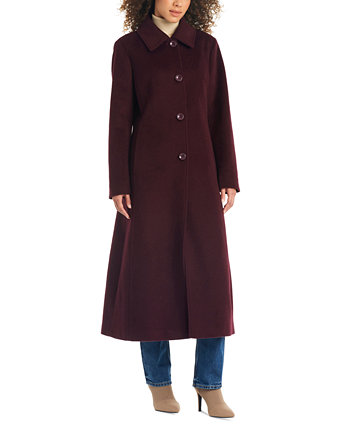 Женское однобортное пальто макси Jones New York
