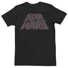 Мужская футболка с логотипом Star Wars Slant Awakens с графикой Star Wars