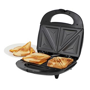 MegaChef Black Electric Panini Press Grill & Sandwich Maker MegaChef