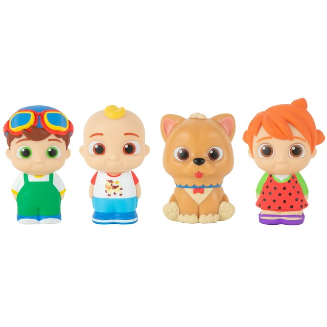 CoComelon, Figure 2.5 inch 4-Pack, Includes JJ and Family, Baby and Toddler Toy CoComelon