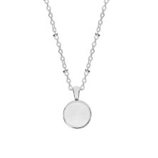 LC Lauren Conrad Серебряное ожерелье с подвеской из перламутра LC Lauren Conrad