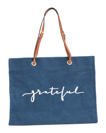 Прямоугольная сумка-тоут Grateful из плотной ткани MOST WANTED